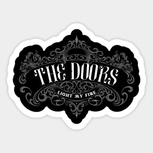 Light My Fire - The Doors Vintage Sticker